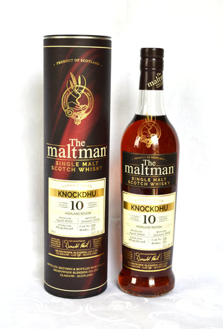 The Maltman, Knockdhu, 2013, 10 J., Hogshead, cask no. 128