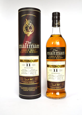 The Maltman Miltonduff, 2008, 11 Jahre, Madeira finish, cask no. 5983