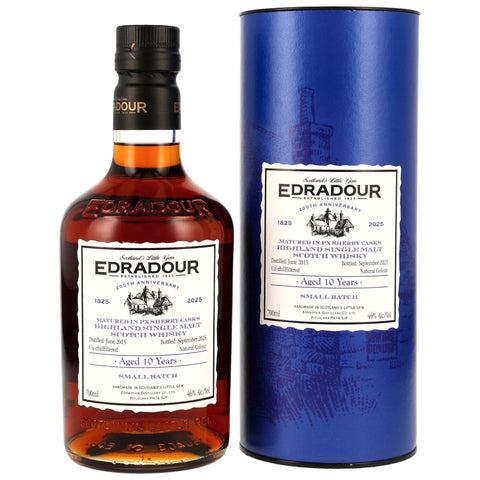 Edradour 10 Years 2015/2025 200 Years Edition PX Sherry Casks, 46%