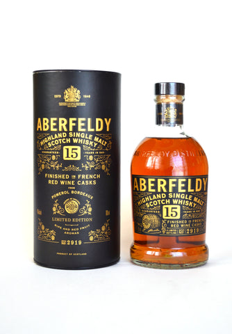 Aberfeldy 15 Jahre Red Wine Finish Batch 2919
