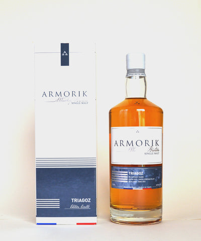 Armorik "Triagoz" , lightly peated Single  Malt Whisky de Bretagne