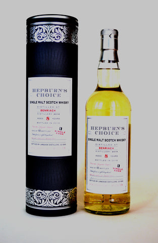 Benriach 2010, Hepburn's Choice, Bourbon Hogshead, by Hunter Laing